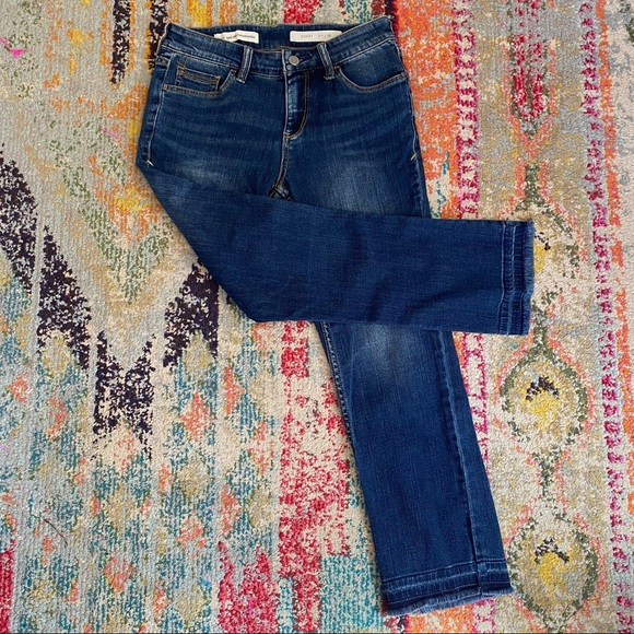 ✨Anthropologie Pilcro Script Crop Denim Fray - Picture 4 of 9